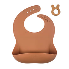 Load image into Gallery viewer, Caramel Silicone Bib