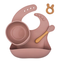 Load image into Gallery viewer, Dusty Rose Feeding Set Trio