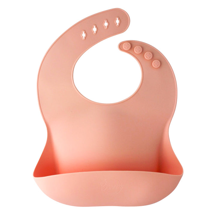 Salmon Silicone Bib