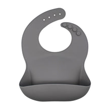 Load image into Gallery viewer, Grey Silicone Bib
