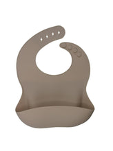 Load image into Gallery viewer, Taupe Silicone Bib
