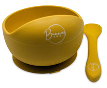 Load image into Gallery viewer, Mustard Yellow Feeding Silicone Set Trio
